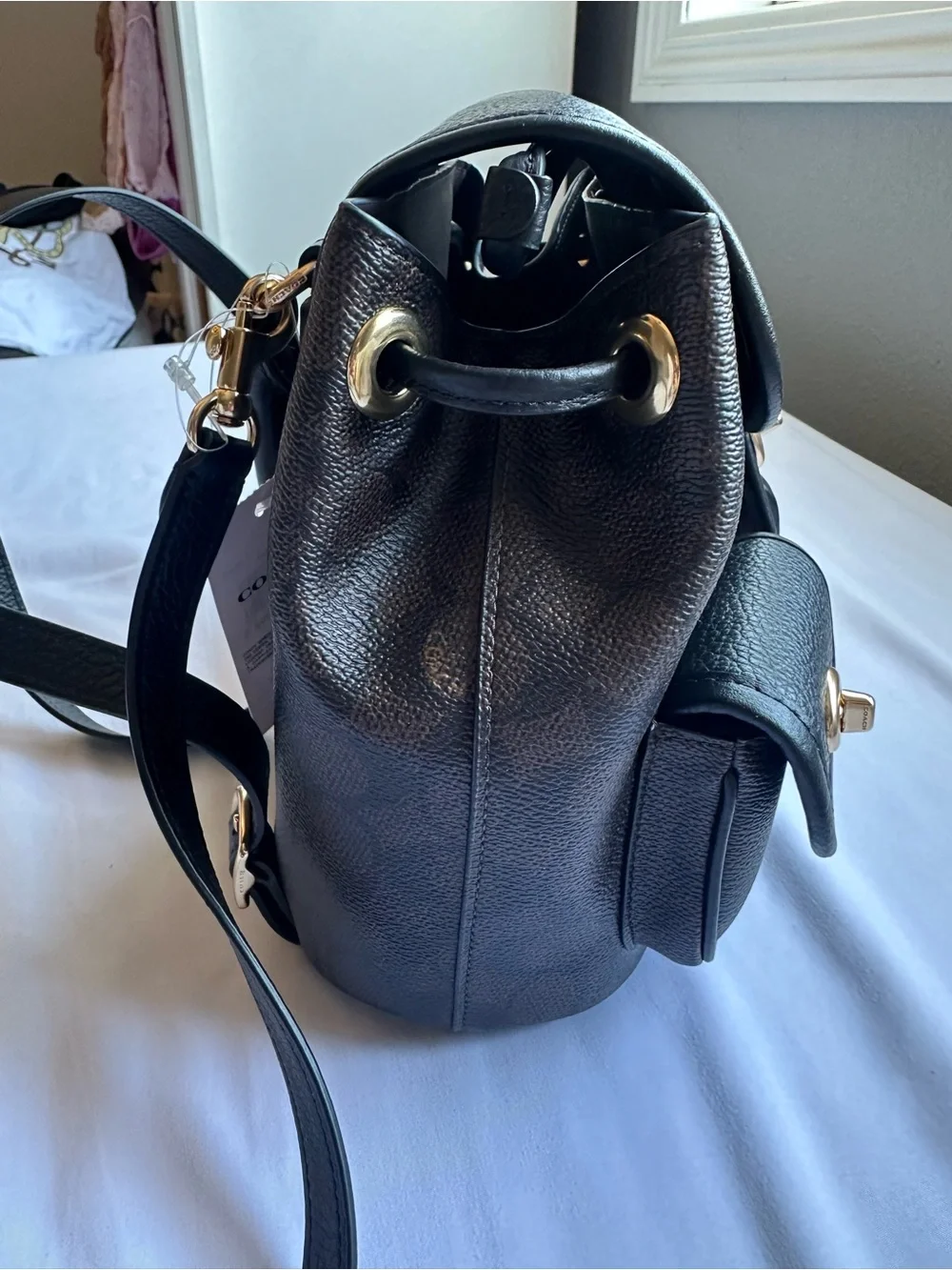 Coach Hadley Mini Backpack with Gold Hardware
